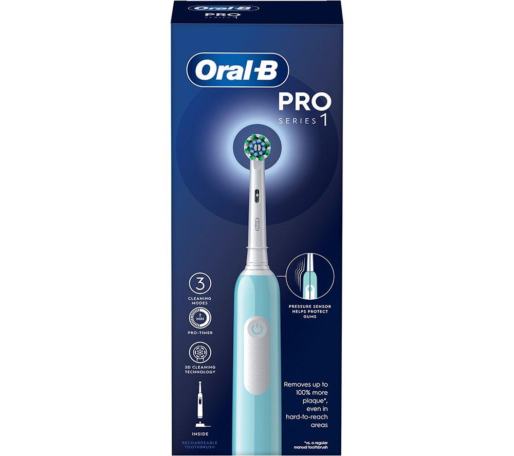 ORAL-B Pro 1 Electric Toothbrush - Blue image number 9 of 13