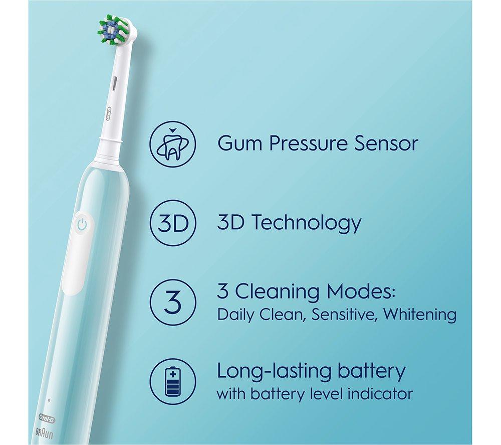 ORAL-B Pro 1 Electric Toothbrush - Blue image number 10 of 13