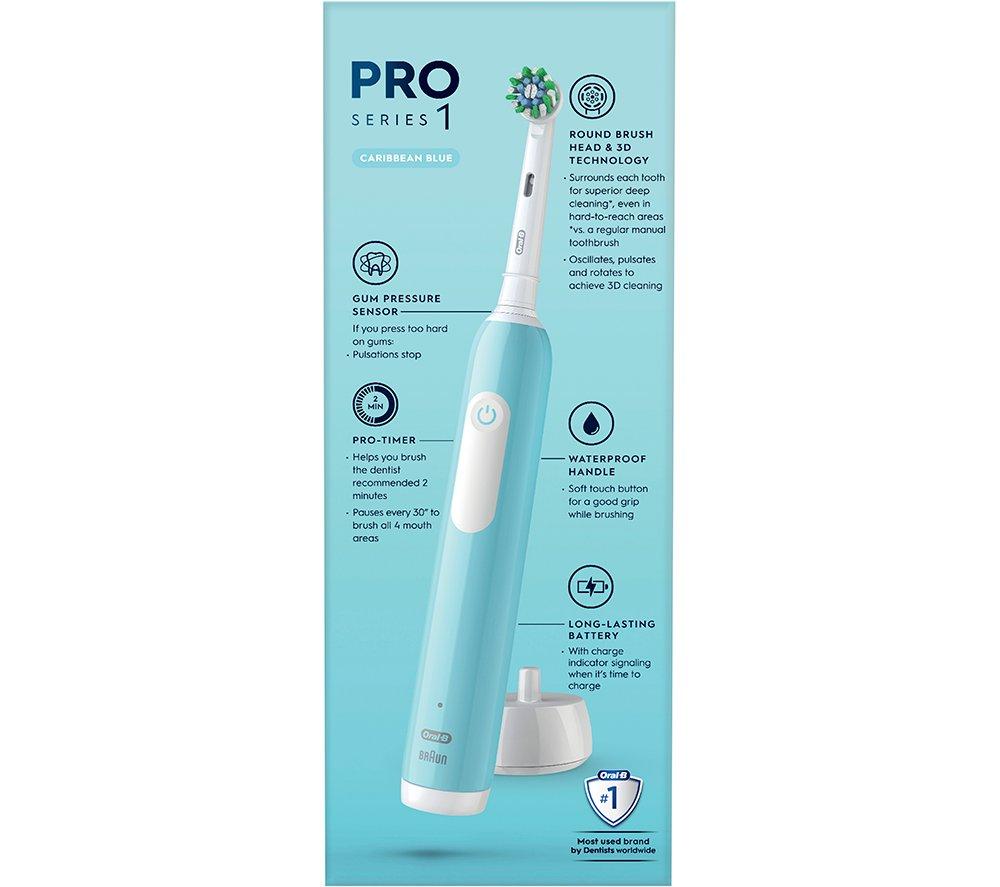 ORAL-B Pro 1 Electric Toothbrush - Blue image number 12 of 13