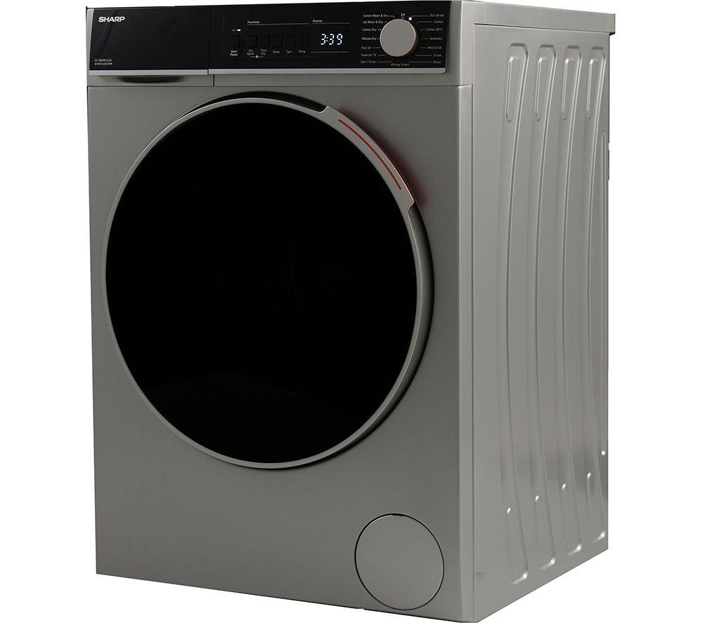 SHARP ES-NDB814CAA-EN 8 kg Washer Dryer - Dark Inox