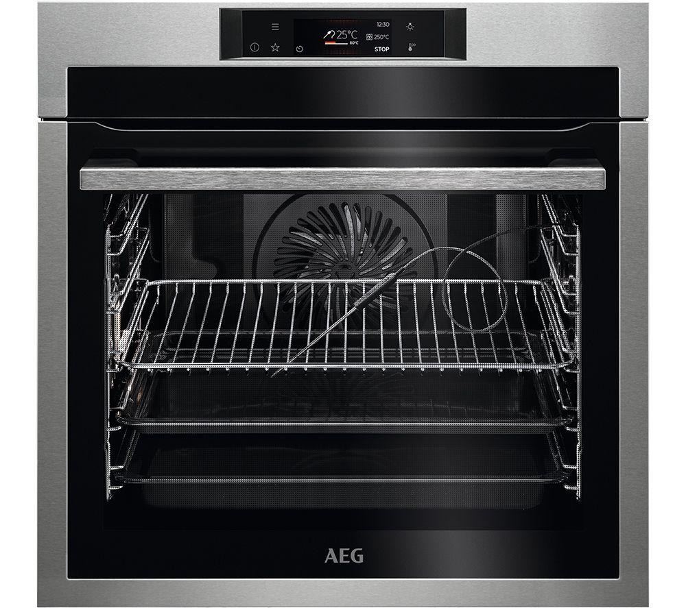 Image of AEG BPE742380M Electric Pyrolytic Oven - Black, Black