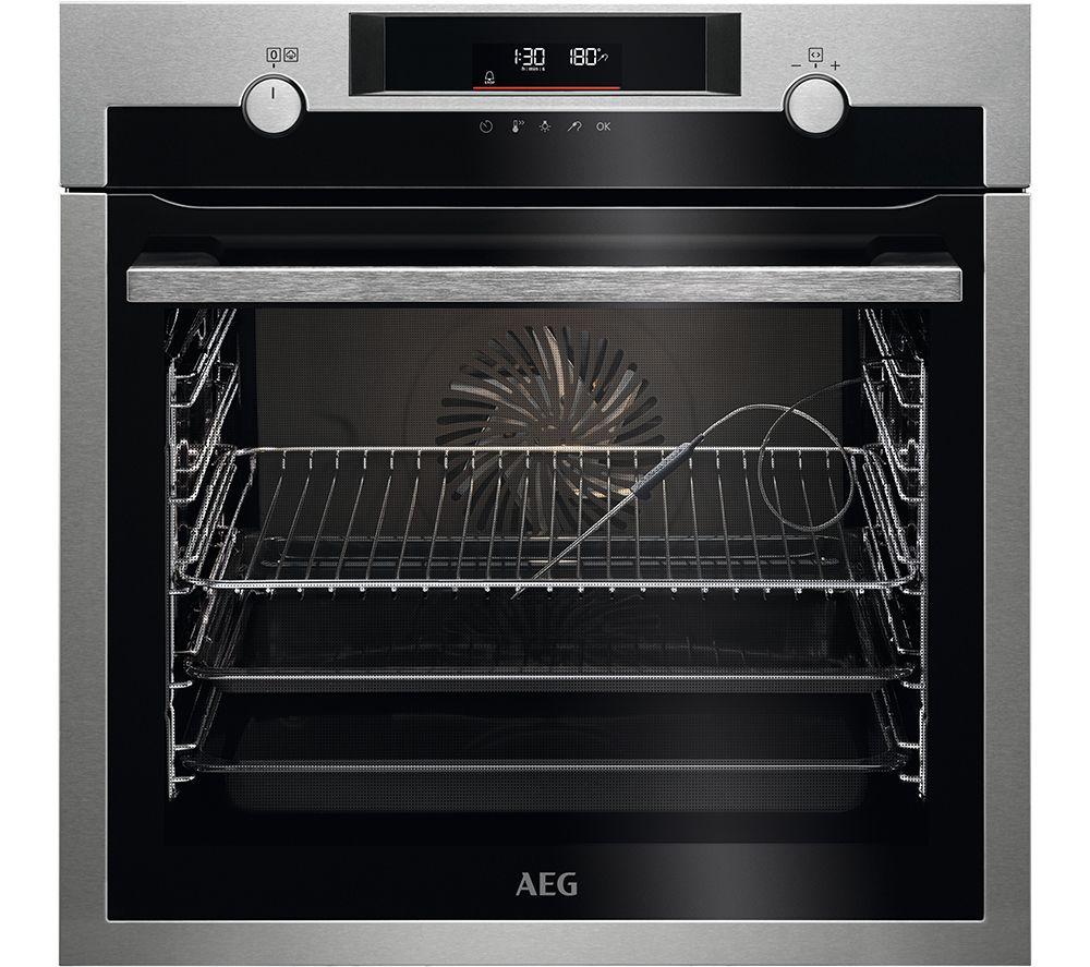 AEG SteamBake BCE556060M Electric Steam Oven - Stainless Steel, Stainless Steel