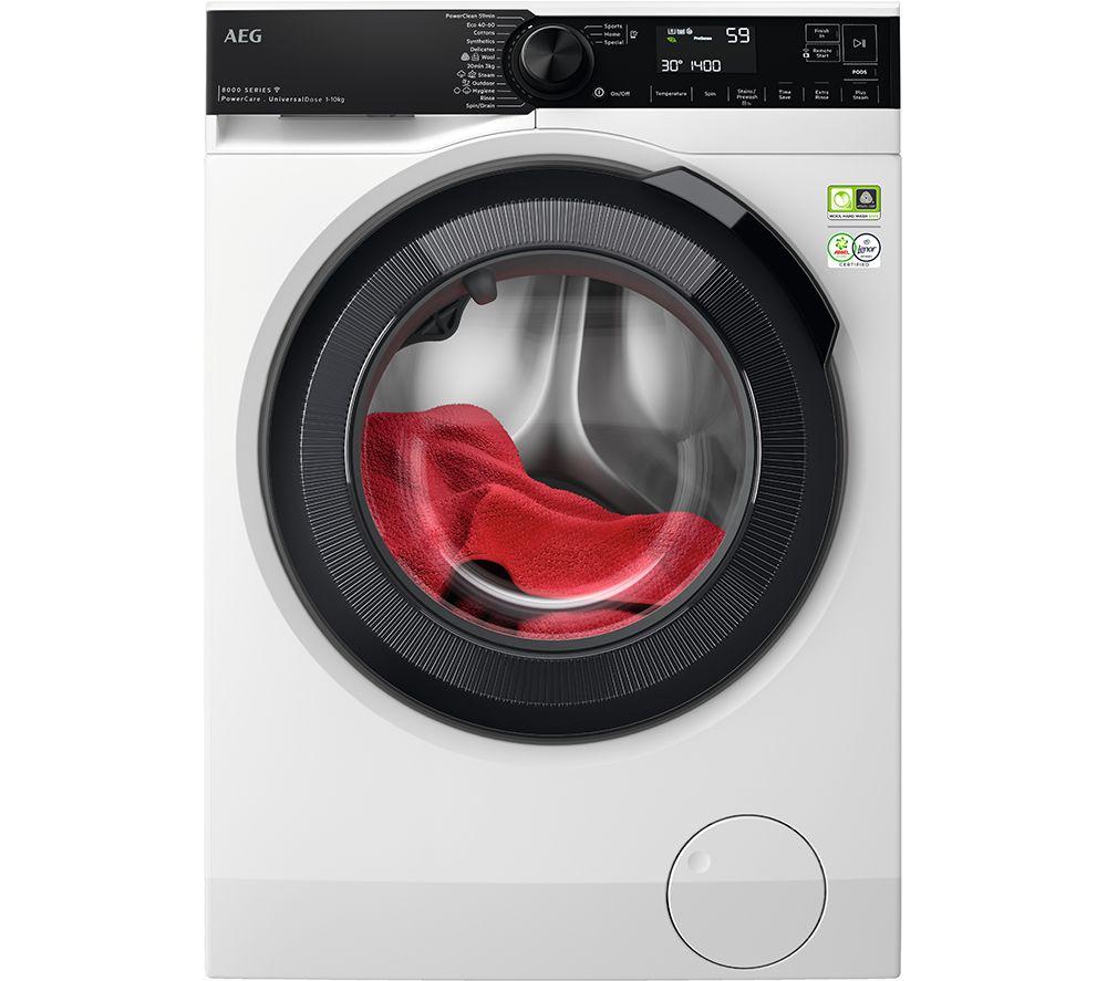 AEG PowerCare LFR84146UC 10 kg 1400 Spin Washing Machine – White, White