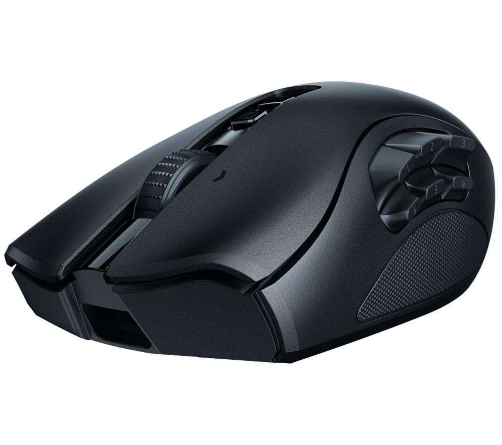 RAZER Naga V2 Pro RGB Wireless Optical Gaming Mouse, Black