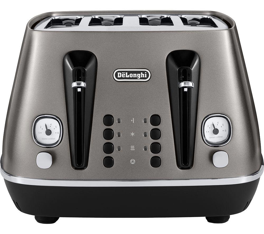 DELONGHI Distinta X CTI4003 4-Slice Toaster - Titainium