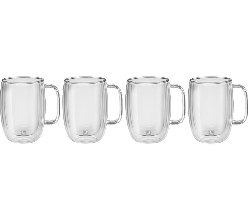 ZWILLING Sorrento Plus Double Wall Latte Glasses - Pack of 4