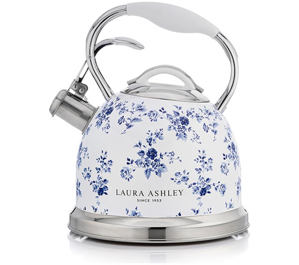 LAURA ASHLEY VQSBNK057LACR Traditional Stovetop Kettle - China Rose