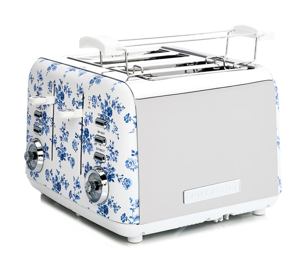 LAURA ASHLEY VQSBT583LACR 4-Slice Toaster - China Rose image number 7 of 9