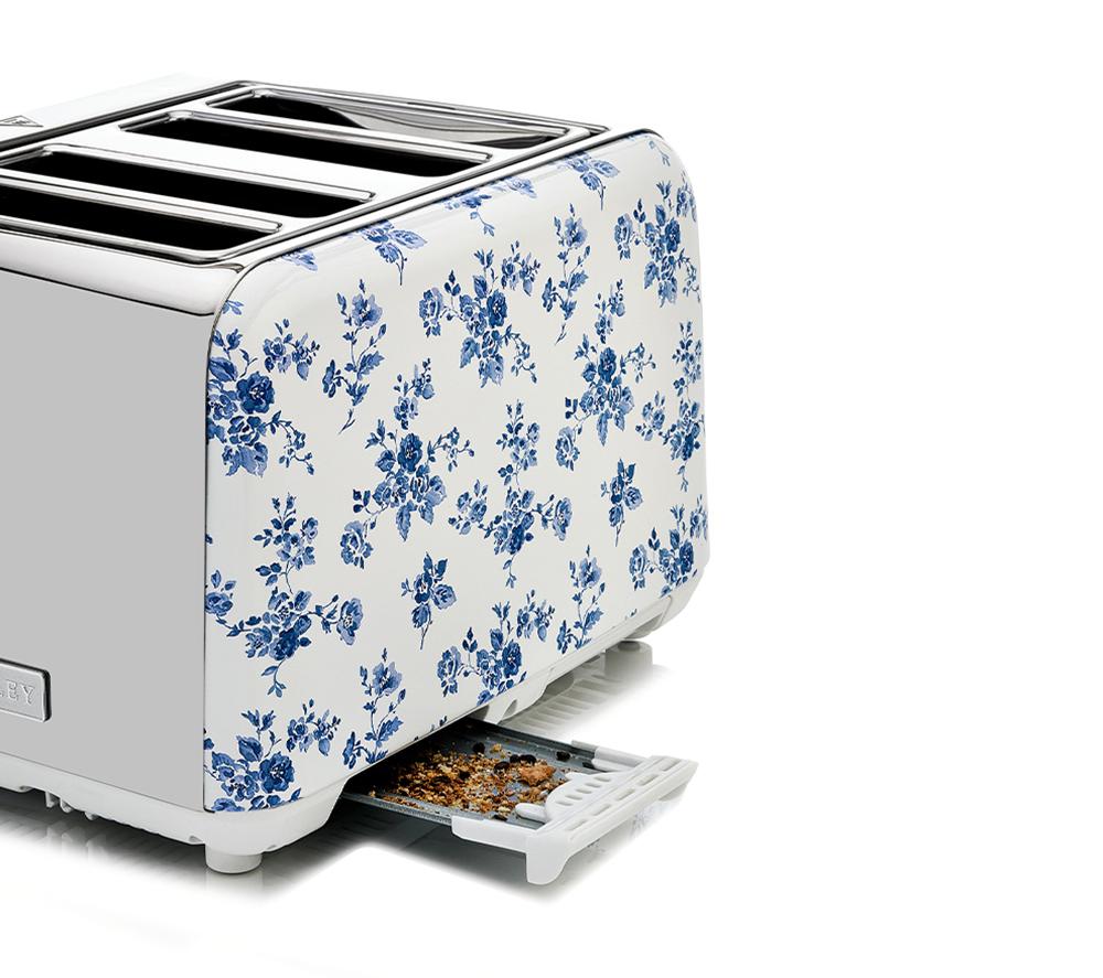 LAURA ASHLEY VQSBT583LACR 4-Slice Toaster - China Rose image number 8 of 9