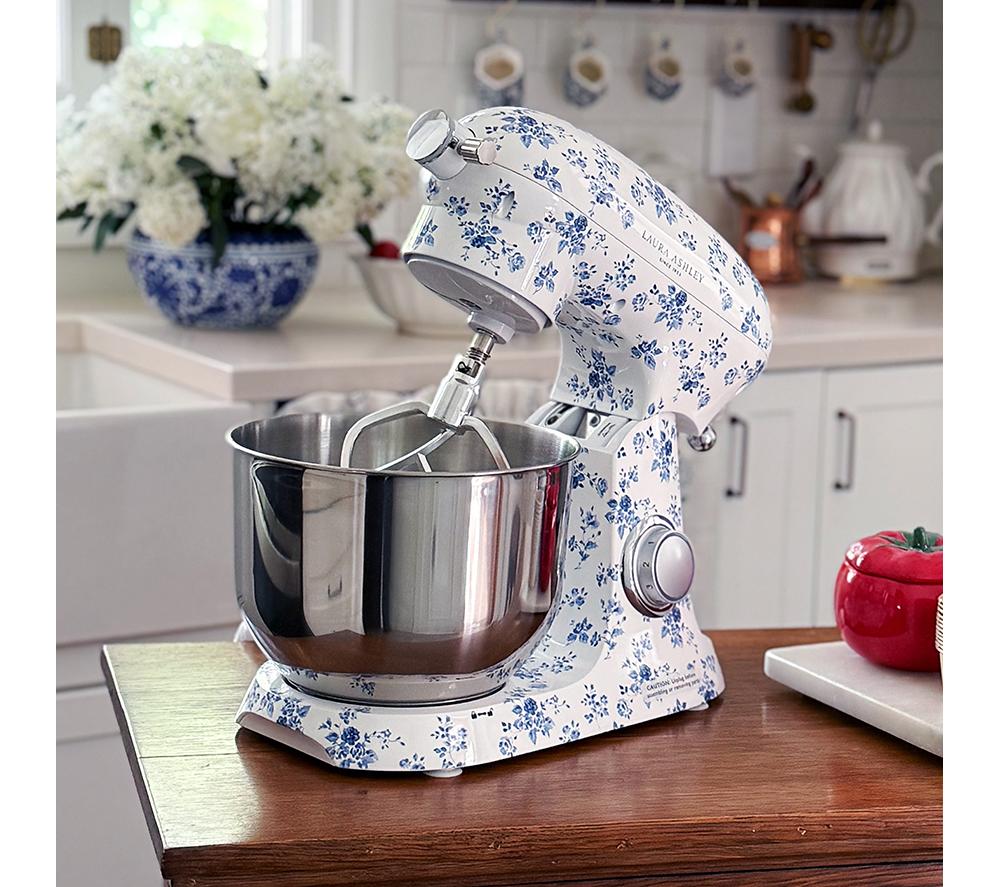 LAURA ASHLEY VQSBSMR56LACR Stand Mixer - White & Blue image number 3 of 25