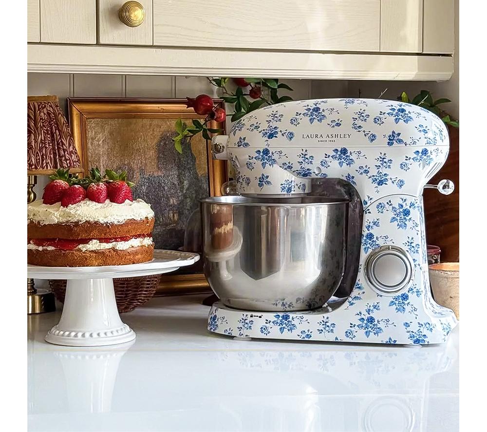 LAURA ASHLEY VQSBSMR56LACR Stand Mixer - White & Blue image number 4 of 25