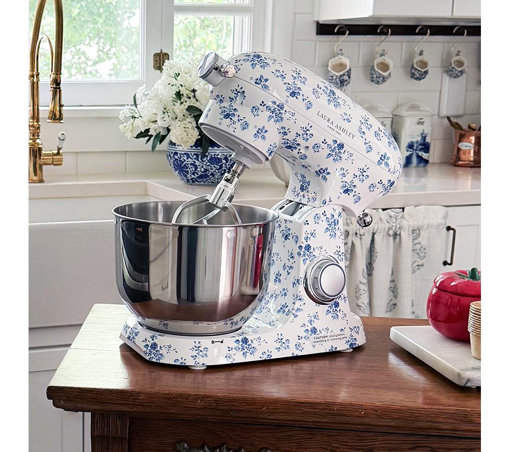 LAURA ASHLEY VQSBSMR56LACR Stand Mixer - White & Blue image number 5 of 25