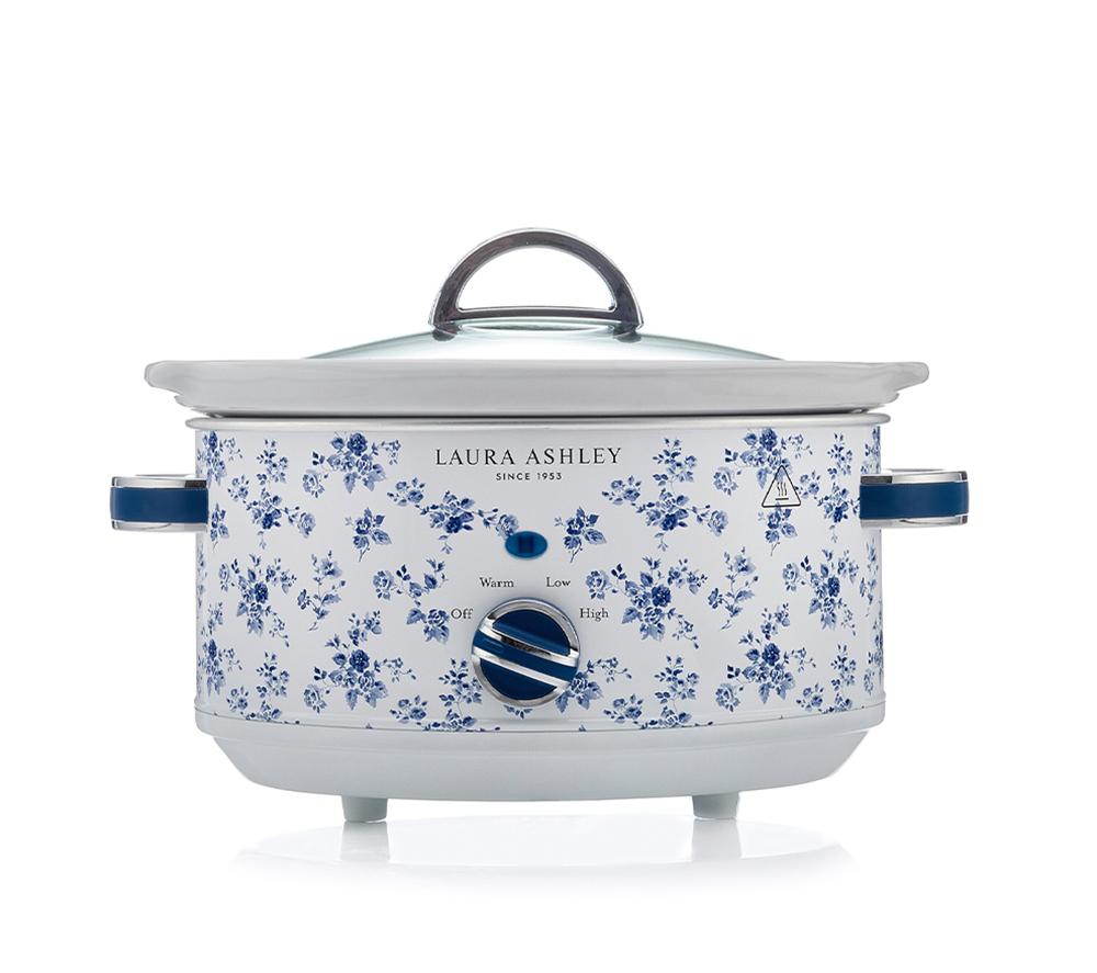 Laura Ashley Vqslwc3llacruk Slow Cooker - China Rose, White