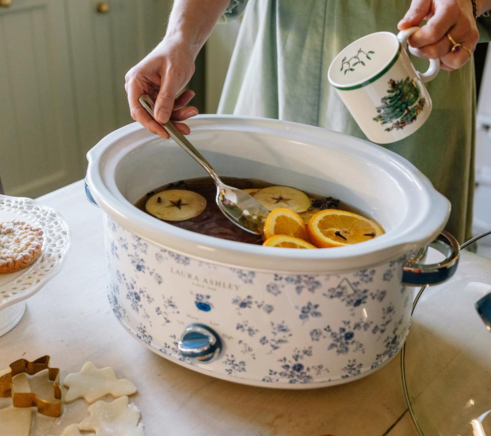 LAURA ASHLEY VQSLWC6LLACRUK Slow Cooker - China Rose image number 2 of 8