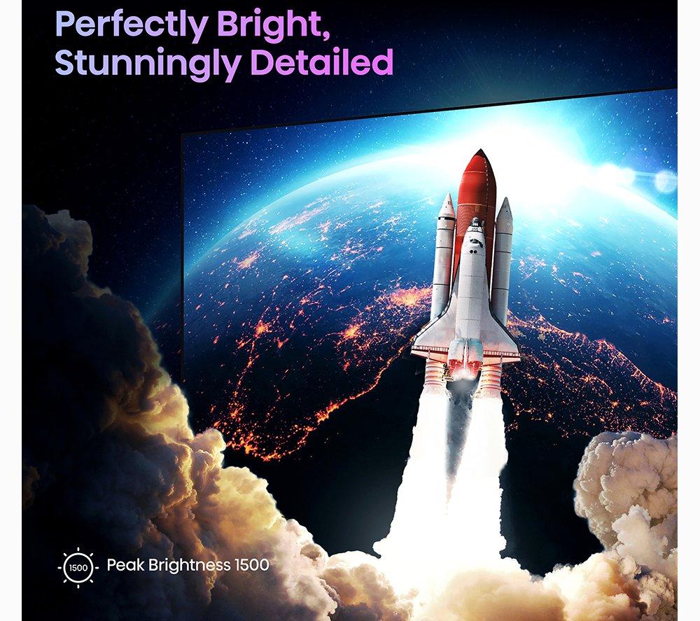 HISENSE 55U8KQTUK 55" Smart 4K Ultra HD HDR Mini-LED TV with Amazon Alexa