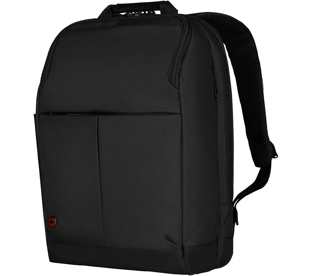 Wenger Reload 16 Laptop Backpack, Fits up to 16″ Laptop, up to 10″ Tablet, 16 l, Unisex, Ideal for Business Uni School Travel, Black
