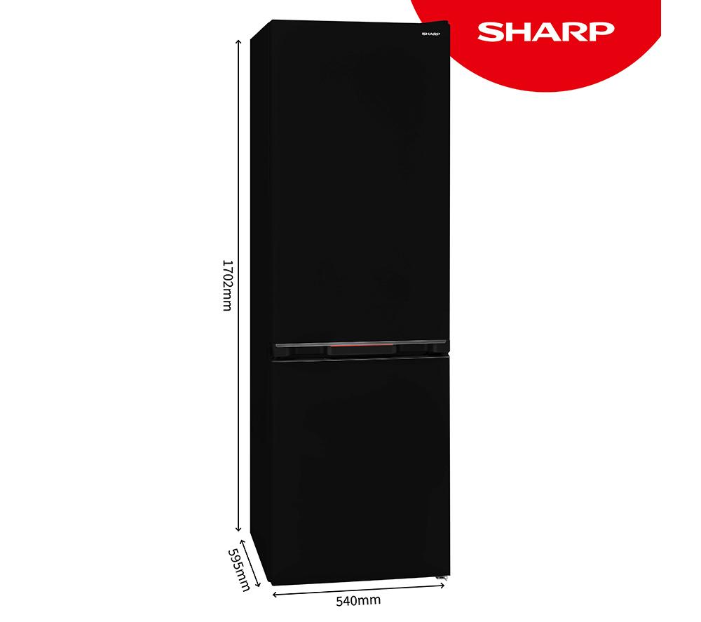 SHARP SJ-BB04DTXBE-EN 60/40 Fridge Freezer - Black