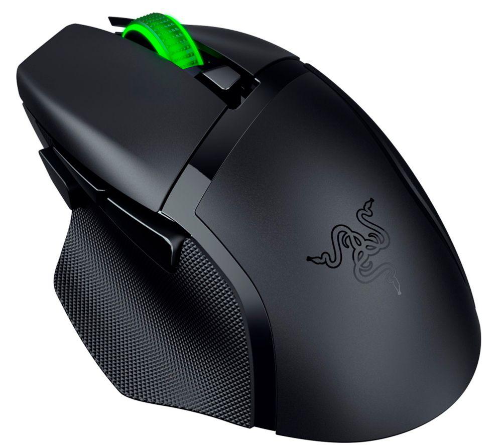 Razer Basilisk V3 X HyperSpeed - Customizable Wireless Gaming Mouse (Iconic Ergonomic Form with 9 Customisable Controls, HyperSpeed Wireless, 5G Advanced 18K Optical Sensor, Chroma RGB) Black