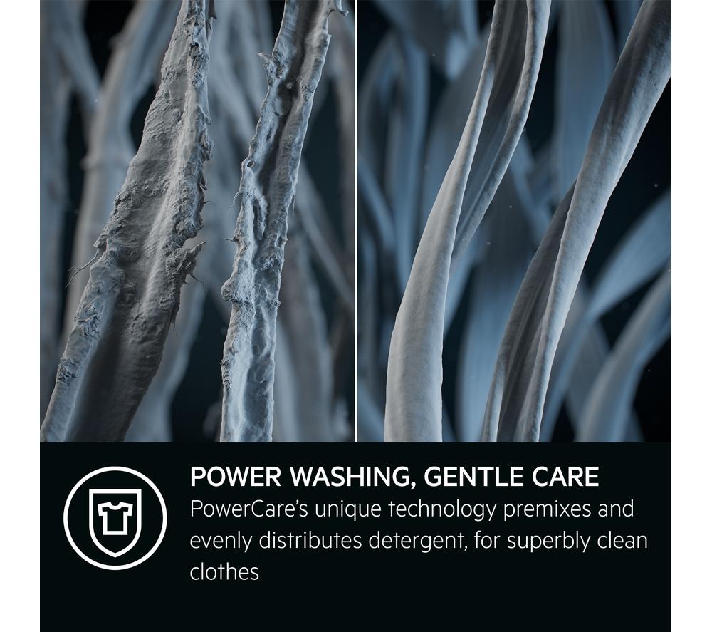 AEG AbsoluteCare LFR94846WS 8 kg 1400 Spin Washing Machine - White image number 10 of 14