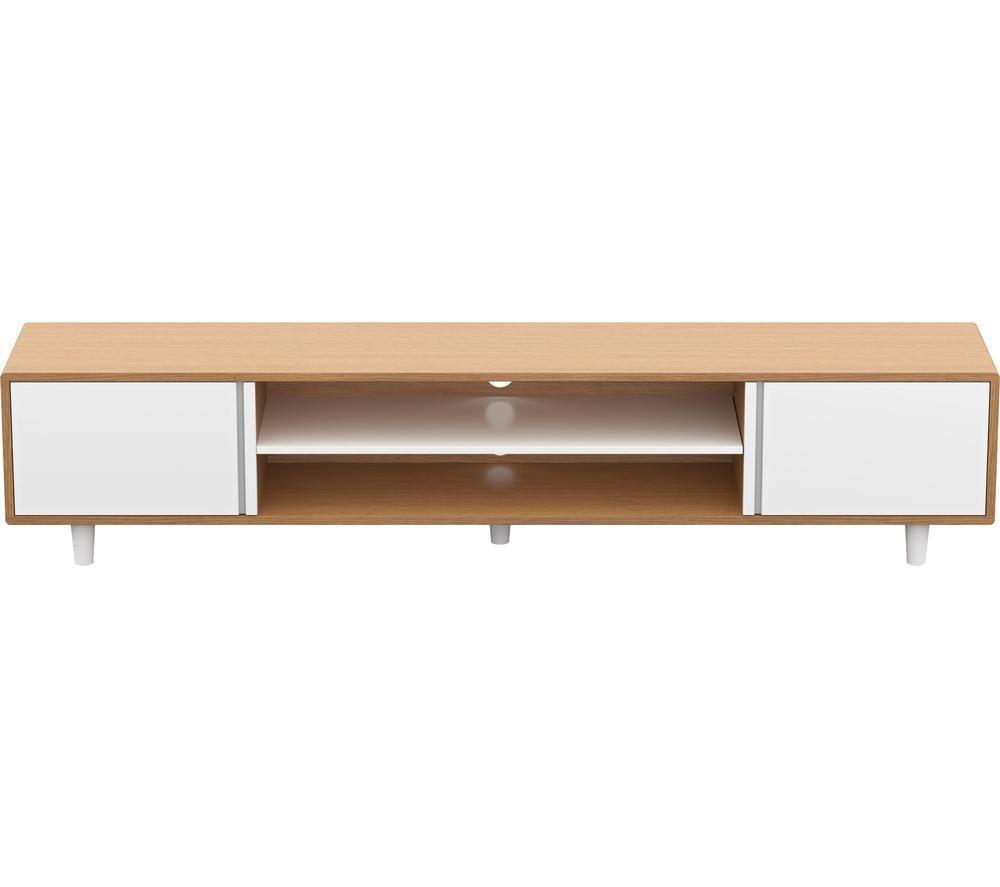 Tv console store light wood