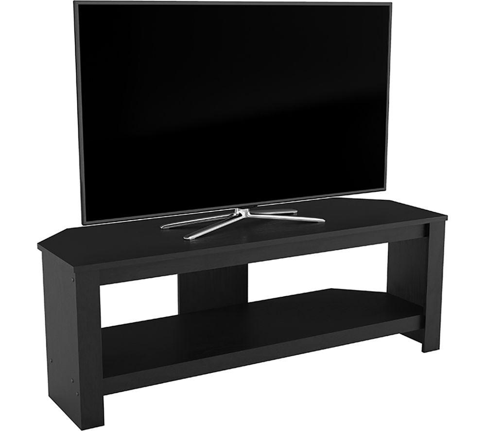 AVF Calibre CA115BO 1150 mm Corner TV Stand for up to 55" TVs - Black Oak image number 7 of 9