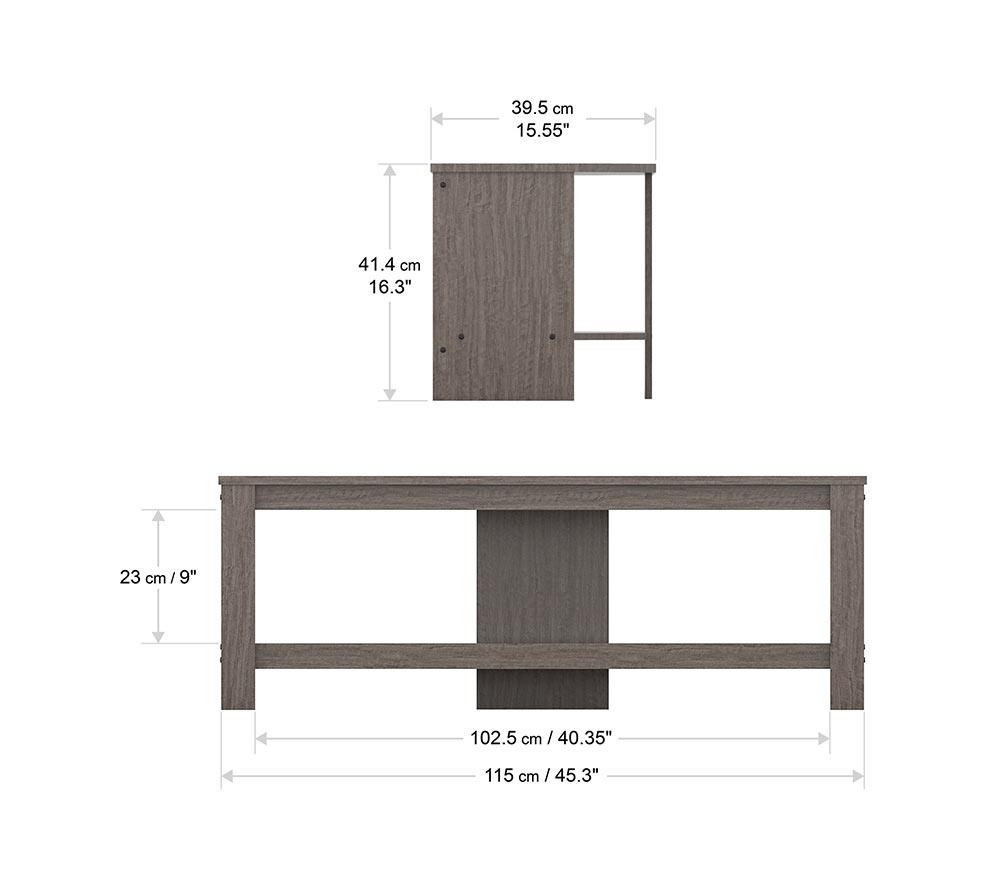 AVF Calibre CA115GRE 1150 mm TV Stand for up to 55" TVs - Grey Oak image number 13 of 13