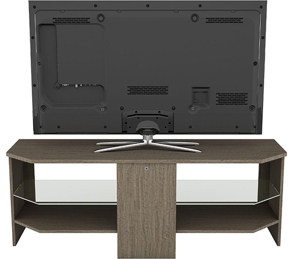 AVF Calibre CA115GREX 1150 mm Corner TV Stand for up to 55" TVs - Grey Oak image number 4 of 11