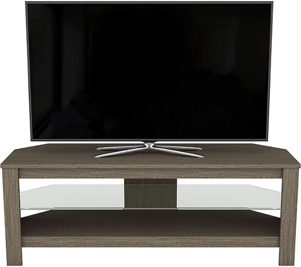 AVF Calibre CA115GREX 1150 mm Corner TV Stand for up to 55" TVs - Grey Oak image number 5 of 11