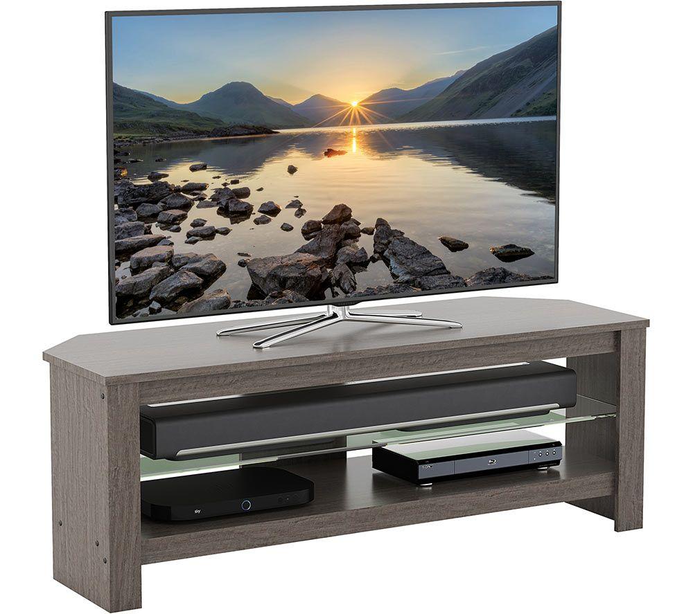 AVF Calibre CA115GREX 1150 mm Corner TV Stand for up to 55" TVs - Grey Oak image number 7 of 11