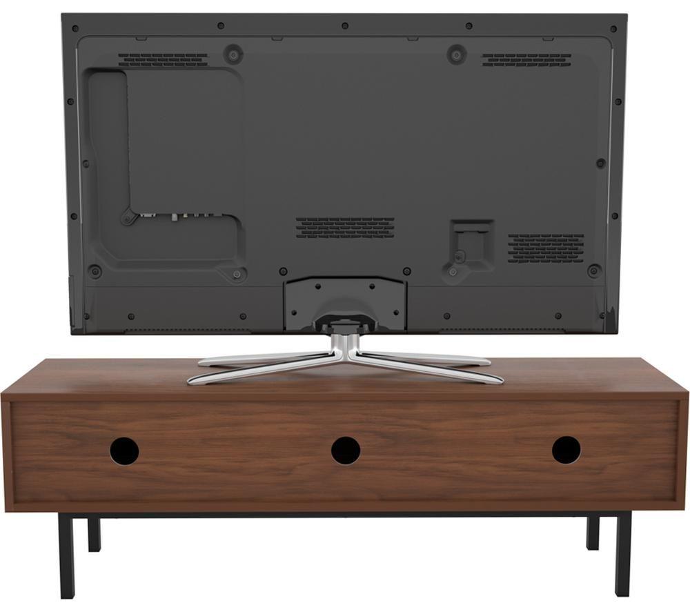 AVF Skyline FS1400SKYW 1400 mm TV Stand for up to 65" TVs - Walnut & Black Marble image number 7 of 10