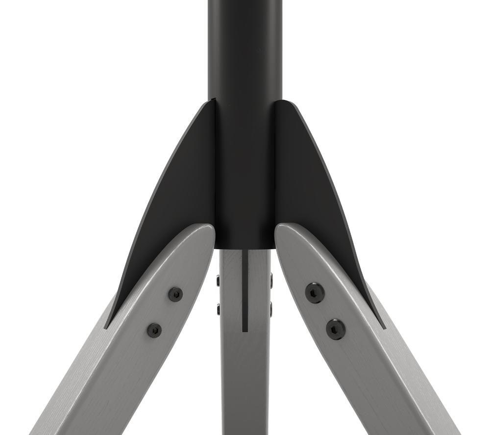 AVF Hoxton FSL1000HOXGB Tripod TV Stand with Bracket for up to 70&rdquo; TVs- Black & Grey image number 4 of 7