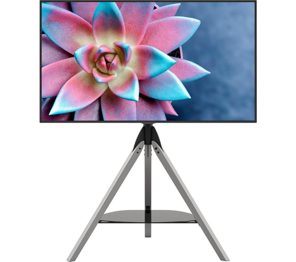 AVF Hoxton FSL1000HOXGB Tripod TV Stand with Bracket for up to 70&rdquo; TVs- Black & Grey image number 5 of 7