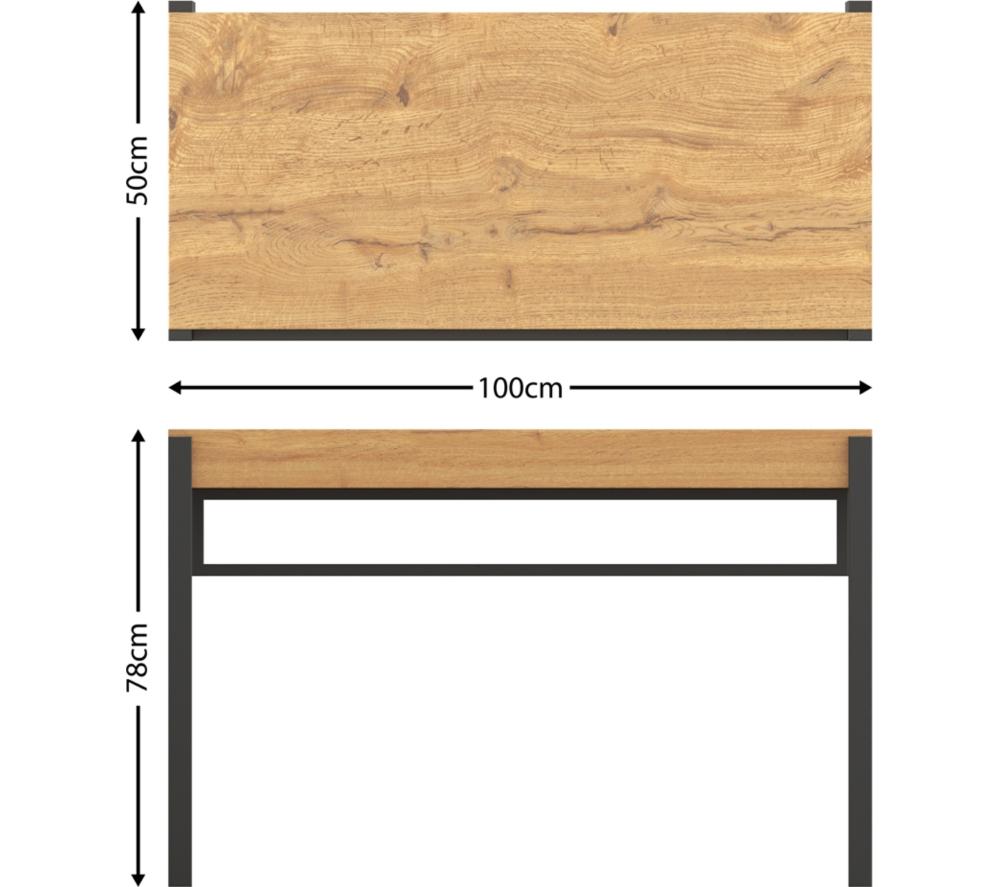 AVF Ridgewood FD1000RIDLW Table Desk - Light Wood image number 5 of 5