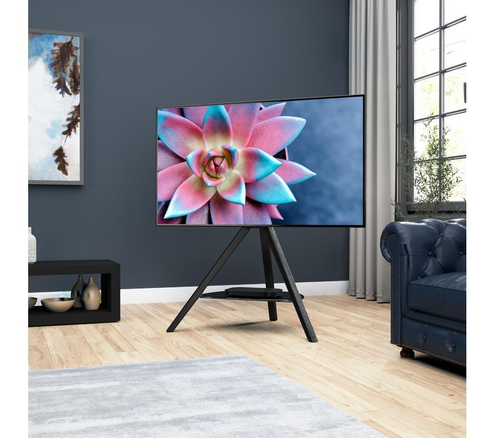 AVF Hoxton FSL1000HOXBB Tripod TV Stand with Bracket for up to 70&rdquo; TVs - Black image number 6 of 7