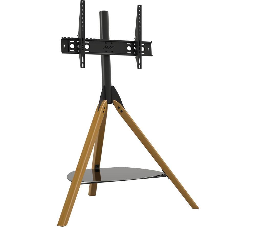 Avf Hoxton FSL1000HOXLWB 1000 mm TV Stand with Bracket - Light Wood & Black, Black,Brown