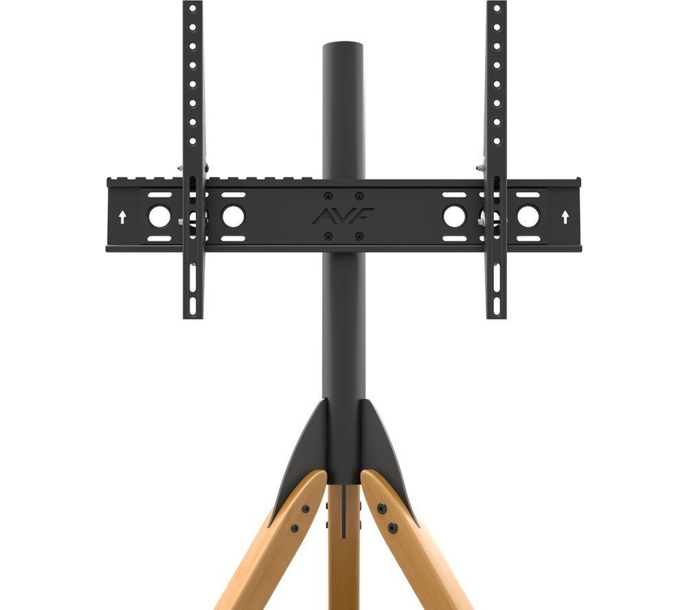 AVF Hoxton FSL1000HOXLWB 1000 mm TV Stand with Bracket for up to 70&rdquo; TVs- Light Wood & Black image number 2 of 7