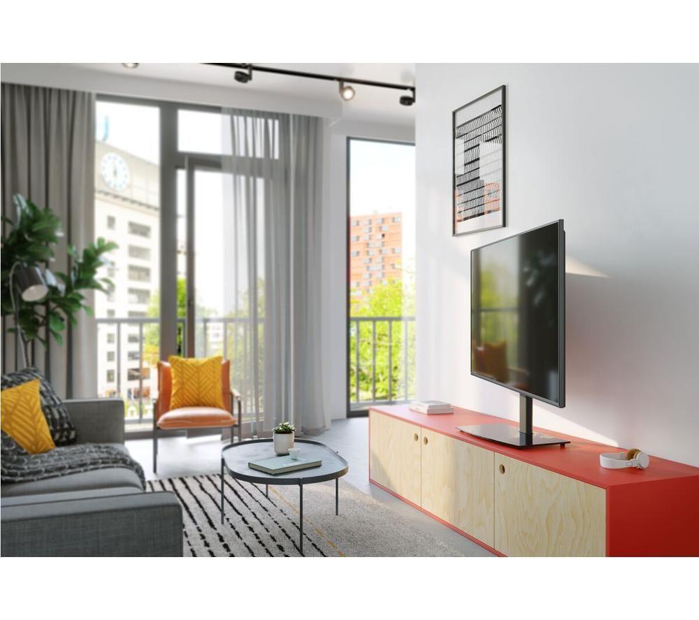 VOGELS UP MS3085 550 mm Tabletop TV Stand with Bracket for 32 - 65" TVs - Black image number 2 of 3