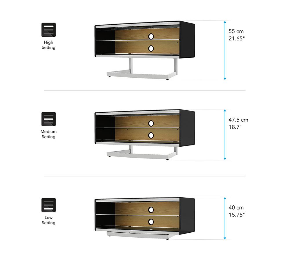 AVF Options Portal 1000 mm TV Stand for up to 47&rdquo; TVs - 4 Colour Panels image number 7 of 8