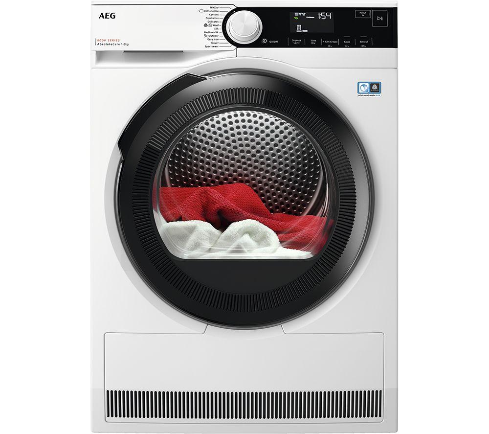 Image of AEG 7000 Series ProSteam LFR73964B 9 kg 1600 Spin Washing Machine - White, White