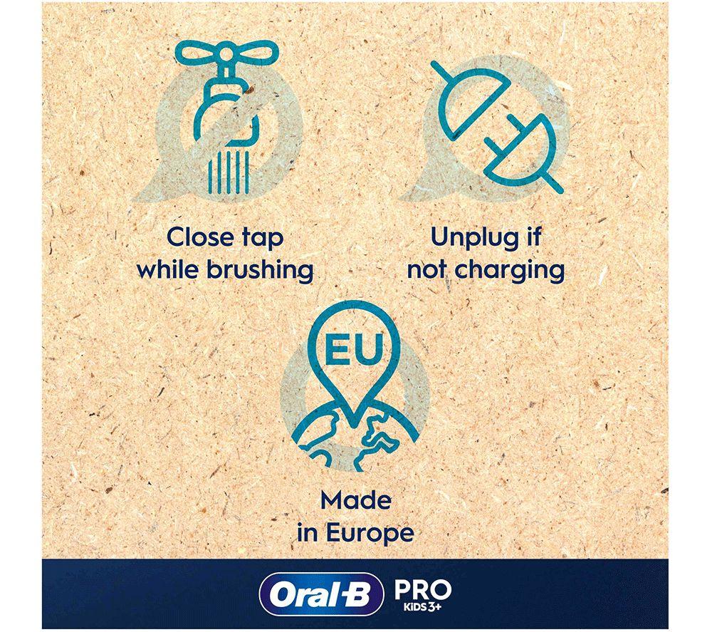 ORAL-B Vitality Pro Kids Electric Toothbrush - Disney Frozen image number 8 of 9