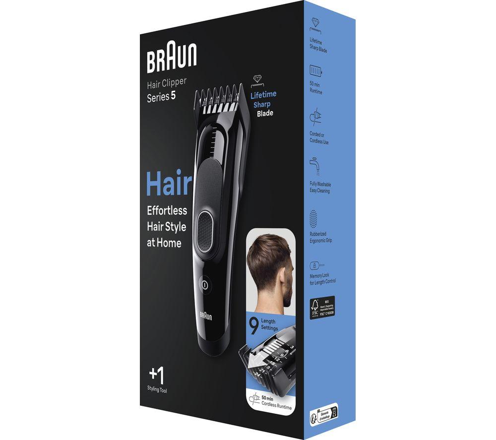 BRAUN Series 5 BRAHC5310 Hair Clipper - Black image number 6 of 6