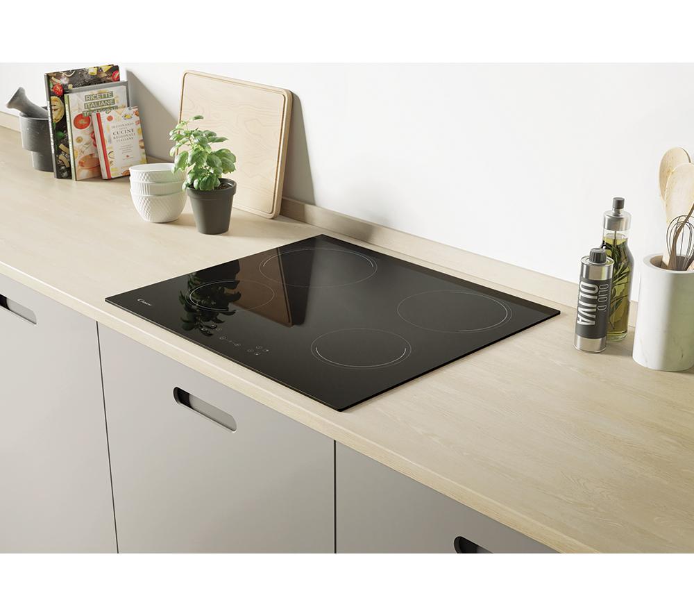 CANDY CH64CCB 60cm Electric Ceramic Hob - Black image number 4 of 5