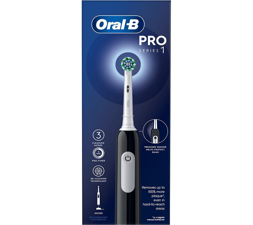 ORAL-B Pro 1 Electric Toothbrush - Black image number 10 of 12