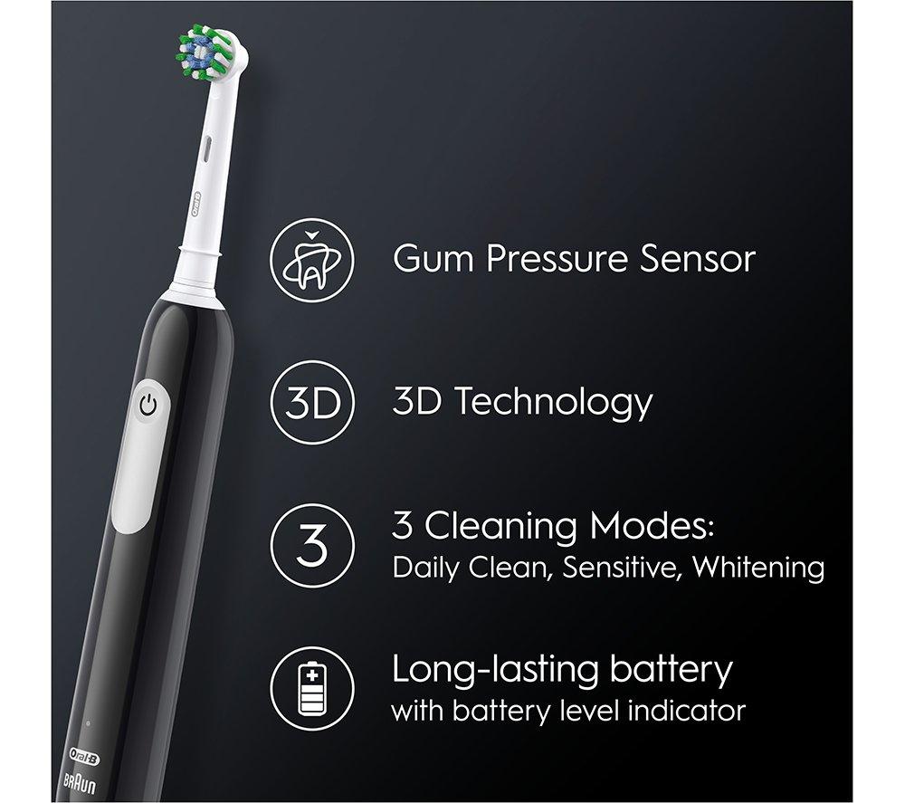 ORAL-B Pro 1 Electric Toothbrush - Black image number 12 of 12
