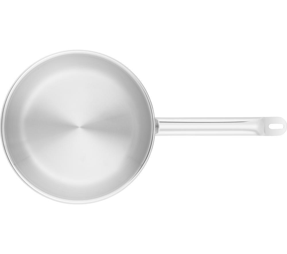 Braadpan Met Deksel, Roestvrij Staal, Ovenvast Glas, Geïsoleerd O Stock Afbeelding - Image of