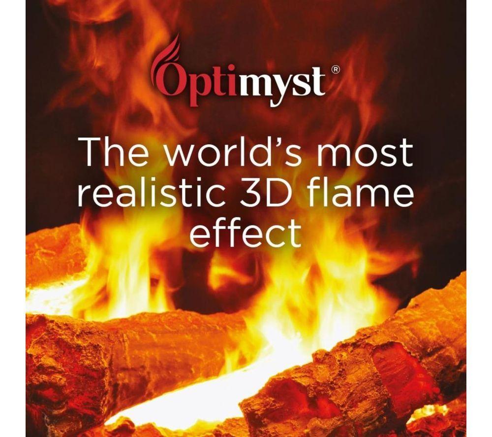 DIMPLEX Optimyst Atherton ATH20 Electric Fireplace - Black & Gold image number 5 of 9