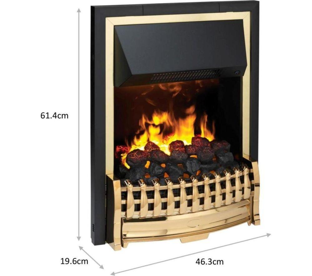 DIMPLEX Optimyst Atherton ATH20 Electric Fireplace - Black & Gold image number 6 of 9