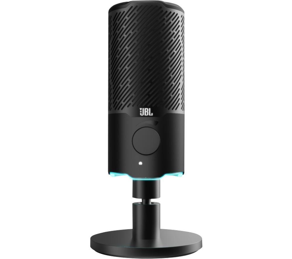 JBL Quantum Stream USB Microphone - Made for Streaming, Recording and Gaming with Easy Mute, Volume Control and Universal Mounting