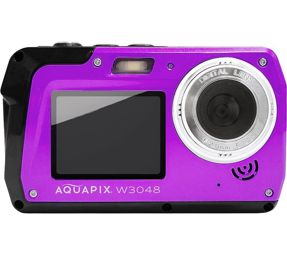 EASYPIX Aquapix W3048 Edge Compact Camera - Purple, Purple