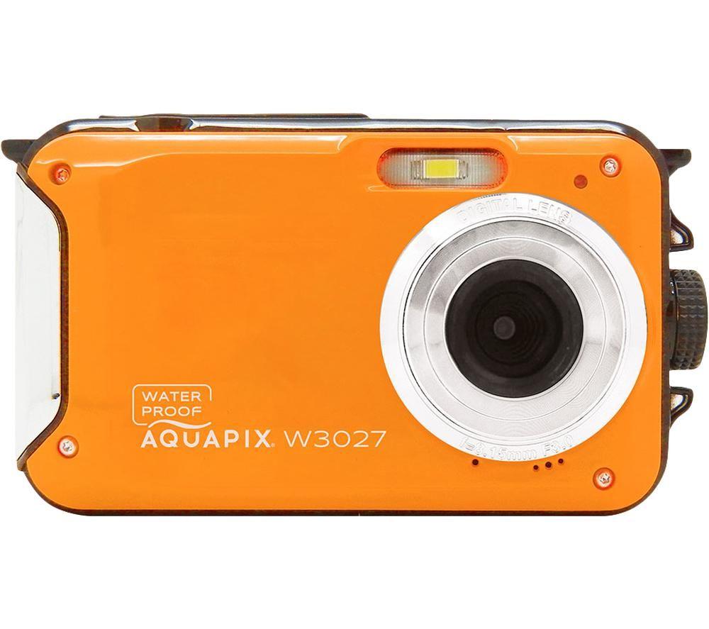 EASYPIX Aquapix W3027 Wave Compact Camera - Orange, Orange